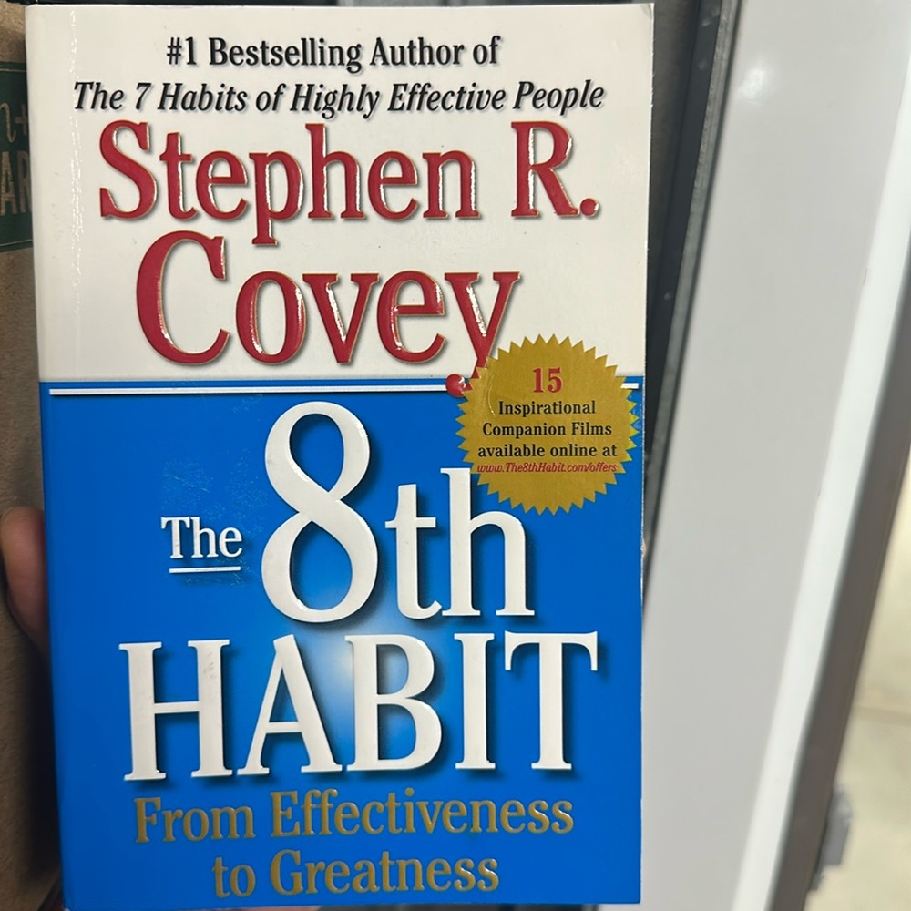 Book The 8th Habit by Stephen Covey